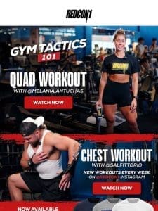 See new workouts + Claim your free backpack