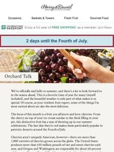See what’s happening in the orchards.