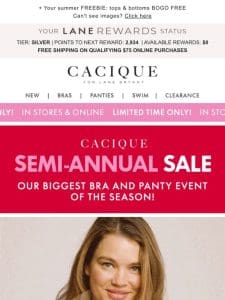 Semi-Annual Sale! BRAS $25 & up + Clearance Panties 4/$18.50