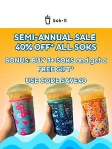 Semi-Annual Sale Starts Now!