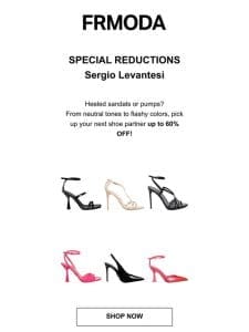 Sergio Levantesi heels ON SALE