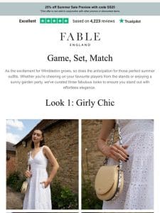 Serve Up Style: Wimbledon Outfit Inspiration