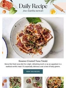 Sesame-Crusted Tuna Tataki