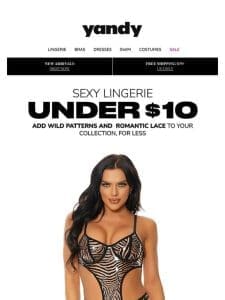 Sexy AF Lingerie for Under $10