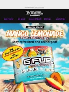 Shock’s Mango Lemonade