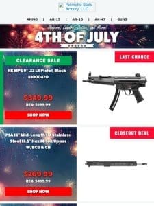 Shop 4th Of July Weekend Deals On Vortex， Franklin Armory， Beretta， AAC Ammo， & More!