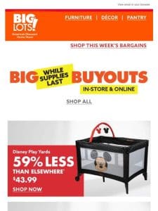 Shop BIG Buyouts before they’re gone! ?