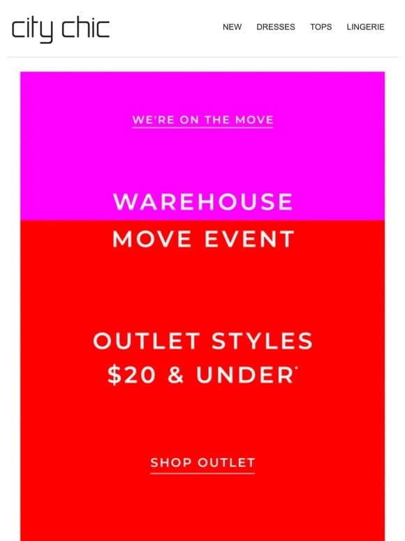 Shop It Your Way: Outlet Styles $20 & Under*