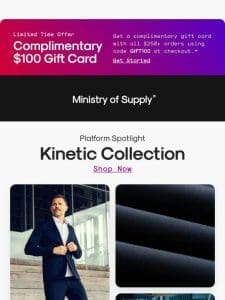 Shop Kinetic， Get $100