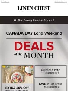 Shop Long Weekend Deals