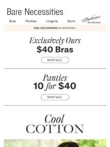 Shop Our Exclusive Bra Brands Starting At $40