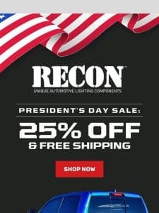 Shop President’s Day Sale!