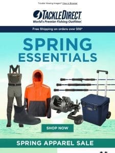 Shop Spring Essentials: Save up to 50%