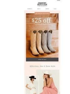 Shop The Summer Boot Event