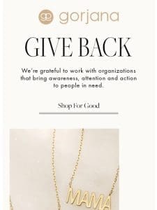 Shop for good —