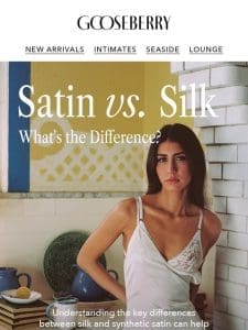 Silk vs Satin… ?