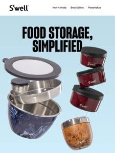 Simplify Your Food Storage With S’well