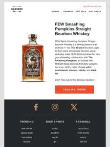 Sip & Rock: FEW Spirits Smashing Pumpkins Bourbon