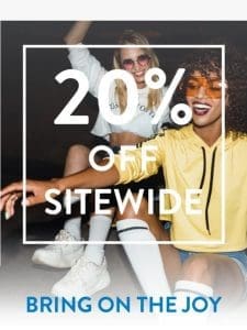 ? ? Sitewide Sale – 20% Off ? ?