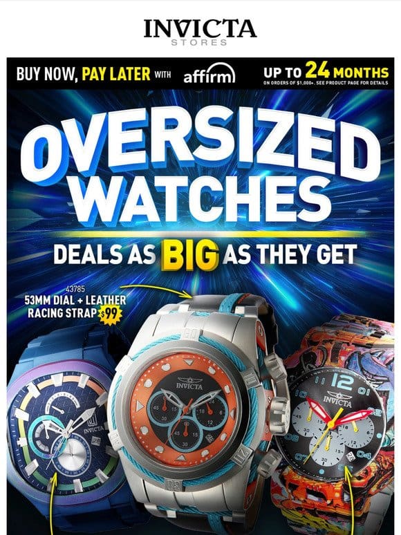 Size Matters HUGE DEALS On OVERSIZED Watches❗️