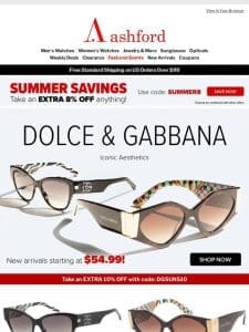 Sizzle This Summer with Dolce & Gabbana Eyewear!