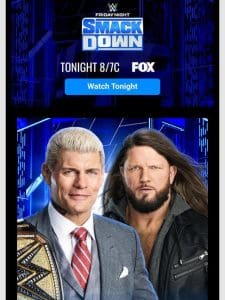 SmackDown Preview: It’s Cody Rhodes and AJ Styles’ final stop before “I Quit” Match at Clash of the Castle: Scotland!