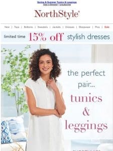 Smile ~ Summer is Coming ~ Have Fun & Look Great ~ Tunics & Leggings from NorthStyle