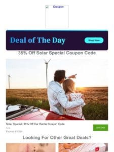 Solar Special Coupon From Avis ?