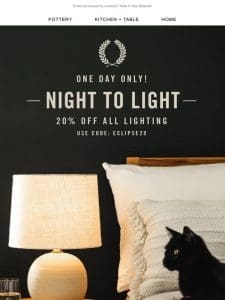 Solar Spectacle: 20% OFF ALL LIGHTING ? One Day Only