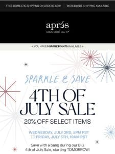 Sparkle & Save This 4th of July