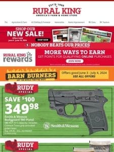 Special Buys & Big Savings: $100 Off Gun Safe， 10% Off Water Tanks， 25% Off Select Carhartt!