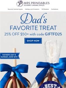 Special Father’s Day offer inside!