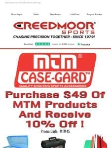 Spend $49.00 On MTM And Receive 10% Off!