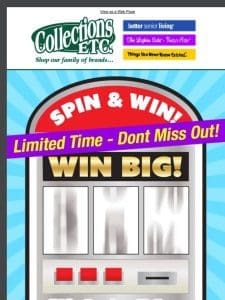 Spin & Save – Huge Surprise Discounts Inside!