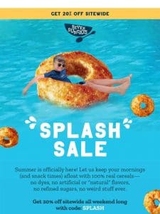 Splash Sale ?