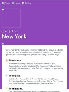 Spotlight on… New York