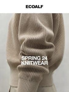 Spring 24 knitwear