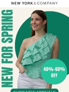 Spring Is In BLOOM? 40%-60% Off The Latest Spring Trends…