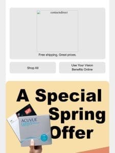 Spring Savings & Clear Views