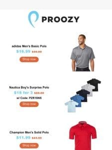 ? Spruce Up Your Wardrobe with New Polos!