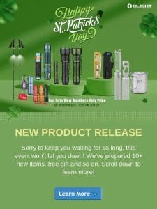 St. Patrick’s Day Release | A First Look At New Items