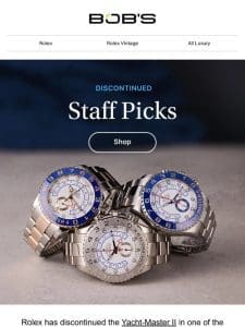 Staff Picks: Discontinued Rolex Yacht-Master II