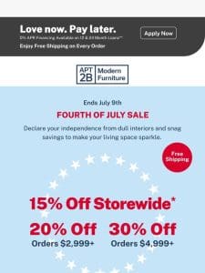 Stars， Stripes， and Savings! Get 30% Off NOW