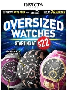 Starting At ONLY $22????OVERSIZED WATCHES??