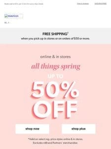 Starts NOW ?? All Things Spring Sale!