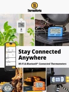 Stay Connected! Wi-Fi Thermometers with Top-Rated App