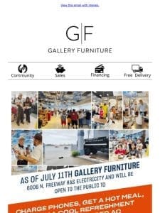 Stay Cool and Safe at Gallery Furniture!