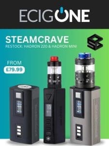 ?Steam Crave Is Back! DNA100C Vape Deal!