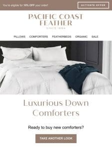 Still looking for comforters?