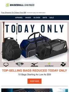 Stow & Go – Bags Reduced For 1-Day Only!